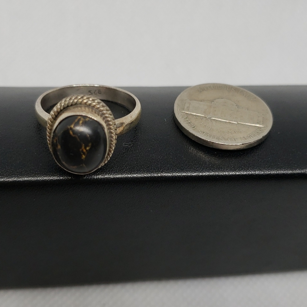 Onyx 925 sterling ring - Picture 3 of 3